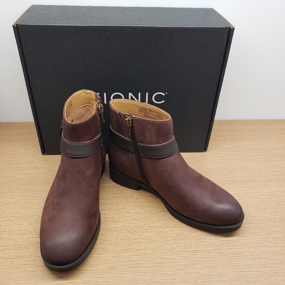 Vionic Rhiannon Chocolate oil Nubuck Water Repellent